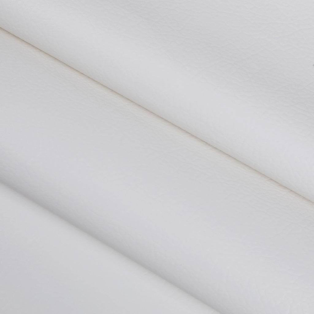 Faux Leather 0.7mm Upholstery Fabric by the Yard 15 Yard White