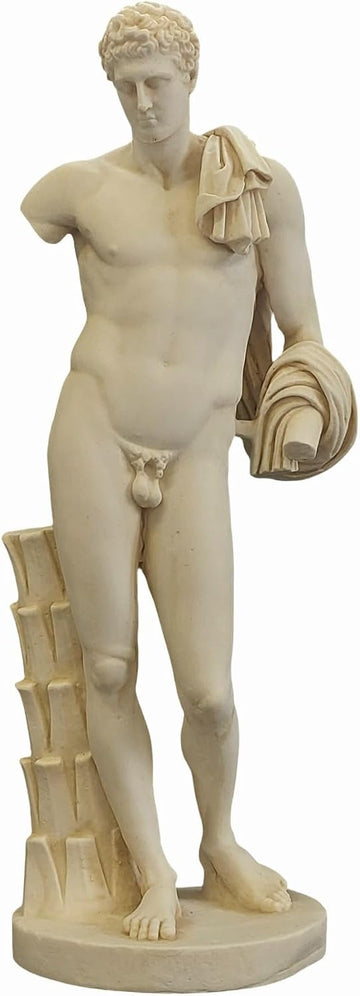 Hermes Statue Museo Pio Clementino Roman Sculpture Solid Alabaster Figurine Ancient Greek Roman Mythology Museum