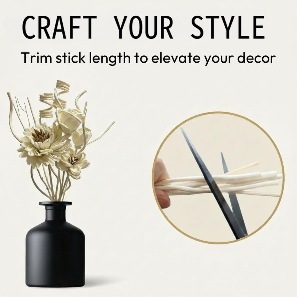 Reed Diffuser Flower Sticks,Reed Diffuser Sticks - Set of 12