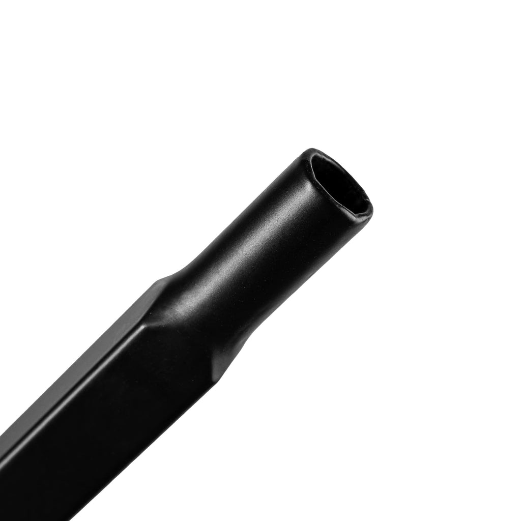 1/2" Square Hollow Black Steel Interior Stair Baluster- 44" Long - Double Basket (Pack 12)