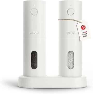 Electric Salt and Pepper Grinder Set, USB Rechargeable, Automatic Salt and Pepper Mills, Spice Shakers Refillable