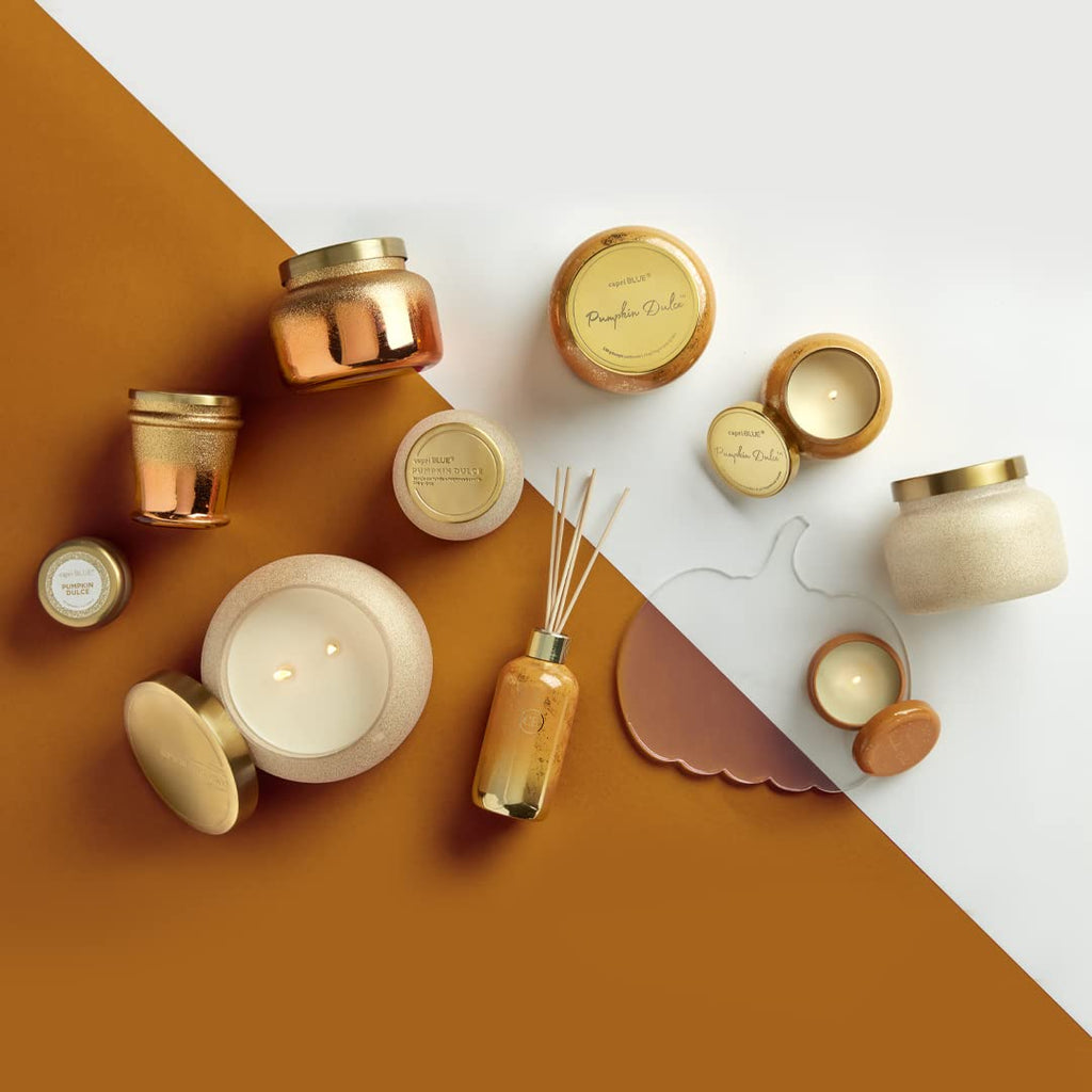 Glimmer Jar Candles - Luxury Holiday Scented Candles - Long Lasting - Scented Holiday & Home Decor - Fall Decor