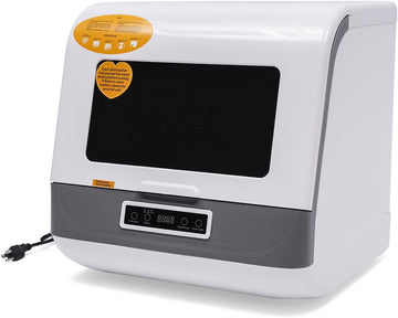 Countertop Dishwasher Portable Dish Washer with 8L Built-in Water Tank