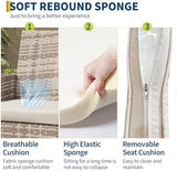 4-Piece PE Rattan Outdoor Patio Furniture Set | Gray All-Weather Resistant for Backyard, Garden & Porch