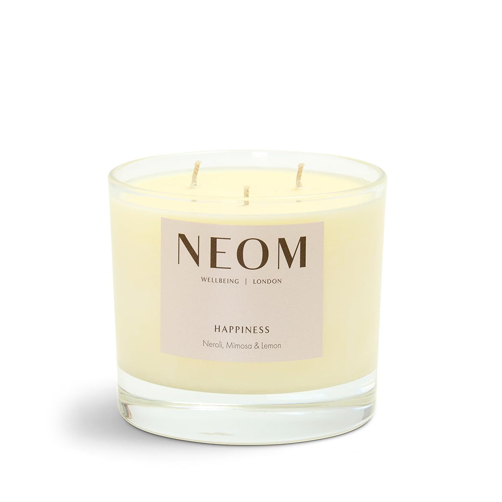 Happiness Scented Candle (3 Wick), Neroli, Mimosa & Lemon
