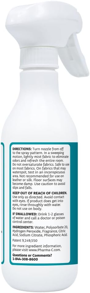 Odor Eliminator [6-12oz Bottles] - Bulk Fabric & Room Spray -Extra Strength Multipurpose Air Freshener & Fabric - Set of 6