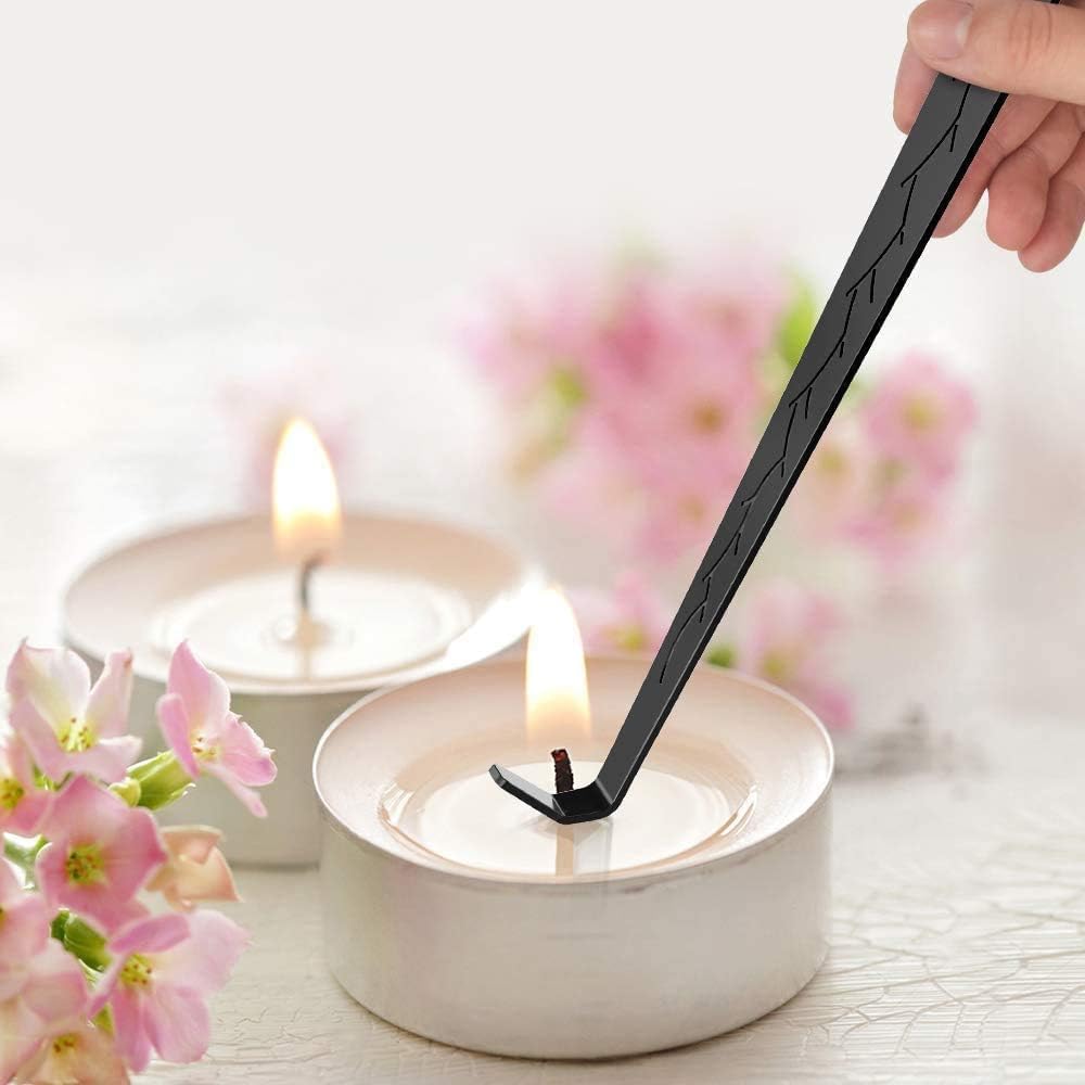 3 in 1 Candle Wick Trimmer Set, Snuffer, Dipper, Cutter, Black