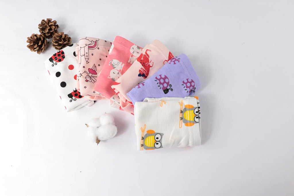 Girls' Pure Cotton Panties Soft Underwear