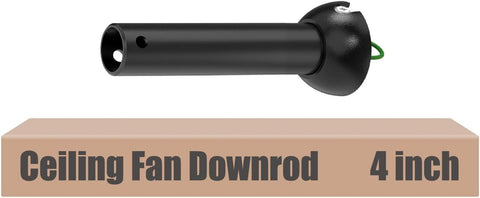 Ceiling Fan Downrod Extension Pole - Steel, 1 Inch Diameter, Non-Threaded Universal Fit