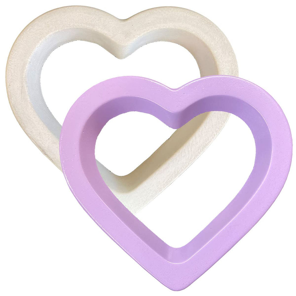 Large Concrete Heart Mold - DIY Garden Statue Planter