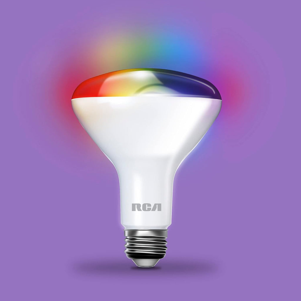 Smart WiFi LED Light Bulb, BR30 Flood Light, Color Changing, Alexa & Google