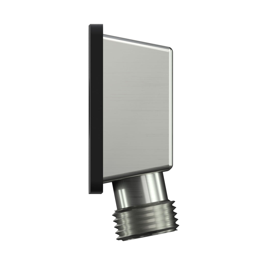 Wall Mounted Supply Elbow, Wall Elbow for Hand Shower, Solid Brass Wall Supply Elbow, Check Valve Included (Brushed