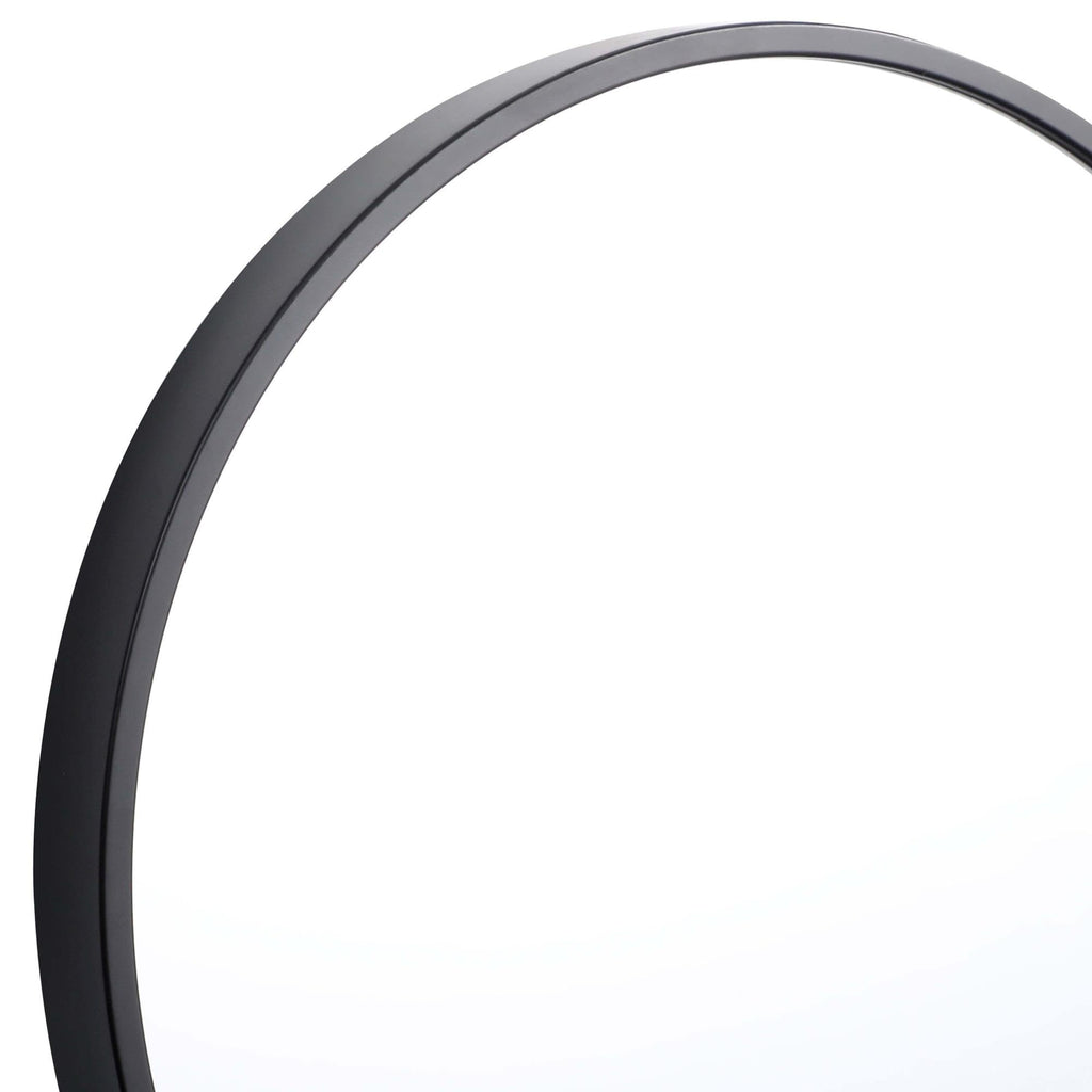 3‐Pack 10" Black Round Wall Mirror Set