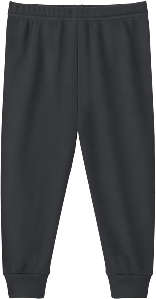 Toddler and Kids Boys Cotton Pants, 4 Pack Joggers Sweatpants for Boys