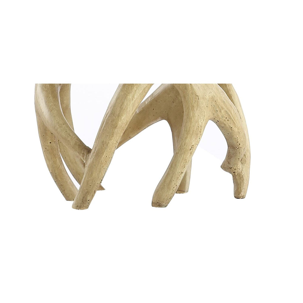 Vermont 19" Antler Resin Bedside Table Lamp, Natural