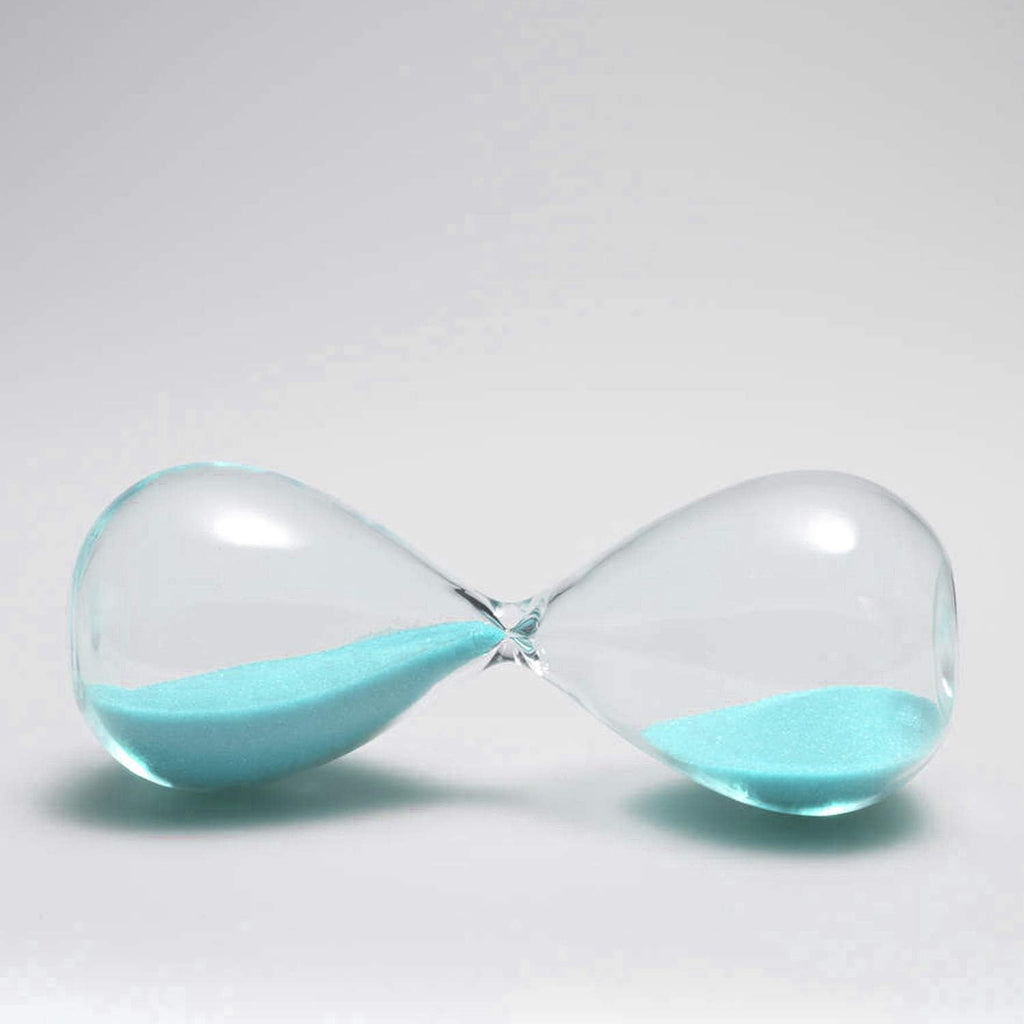 Hourglass Sand Timers - Biloba Hourglass Sand Timer Inspired Glass/Home, Desk, Office Decor