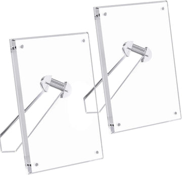 5x7 Acrylic Picture Frame with Magnets, Floating Photo Frames 2 Packs
