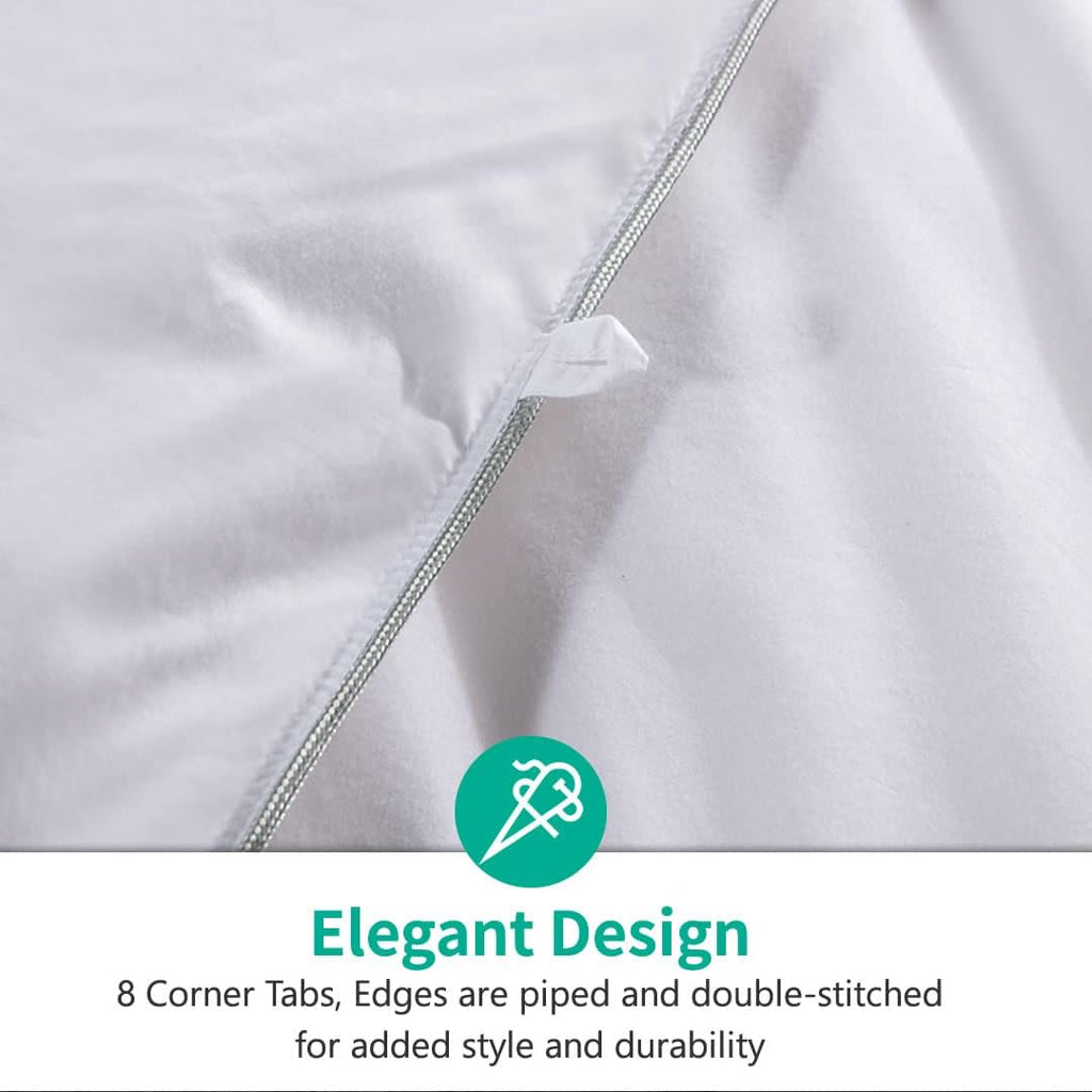 Luxury All Season Down Feather Fibers Comforter Full/Queen Duvet Insert