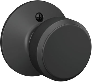 Bowery Non-Turning Dummy Door Knob, Matte Black