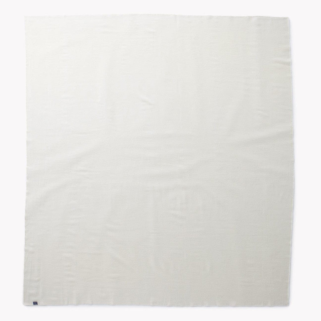 Pure & Simple Wool Blanket (Bone White, Full)