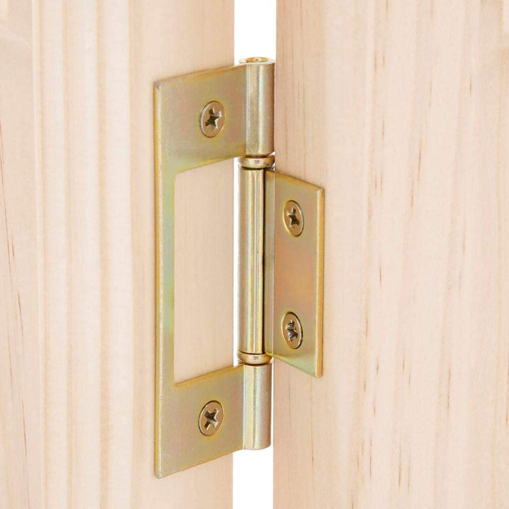 Pinecroft Traditional Mirror Interior Bifold Solid Pine Wood Door, 30" x 80", Unfinished Pine