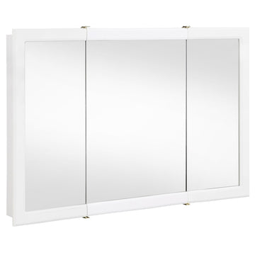 Concord Tri-View Medicine Cabinet, 48", White