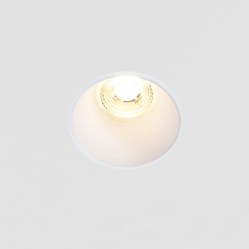 2" White Trimless Anti-Glare LED Downlight, 600 Lumens, 5 CCT