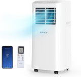 WiFi Enabled Smart 8000 BTU Portable Air Conditioner with Remote & APP Control, 3-in-1 Cooler, Dehumidifier & Fan