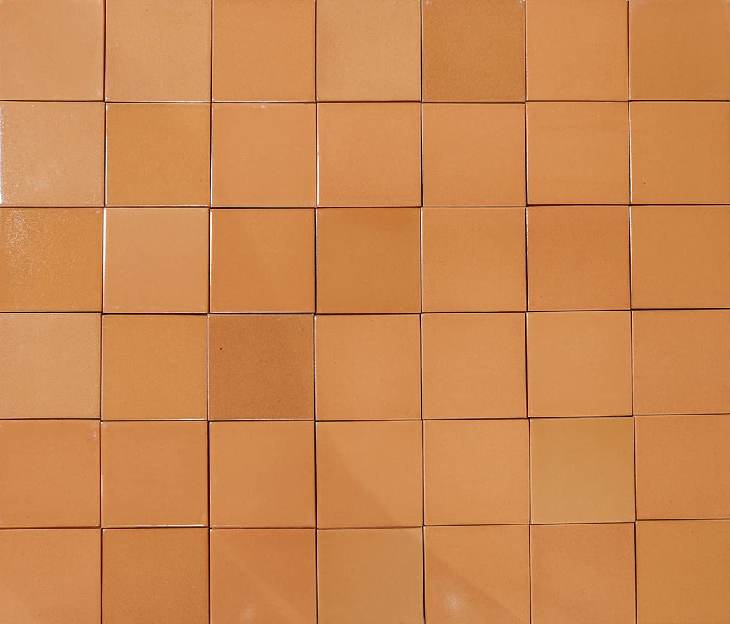Box of 45-41⁄4 x 41⁄4 Terra Cotta - Talavera Mexican Ceramic Tiles