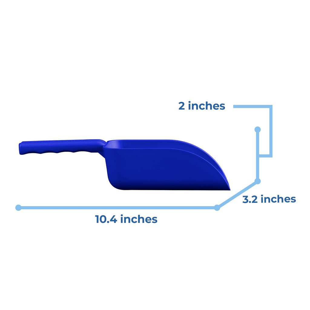 Vikan 63003 Color-Coded Plastic Hand Scoop - BPA-Free Food-Safe Utensils, Restaurant and Food Service Supplies, 16