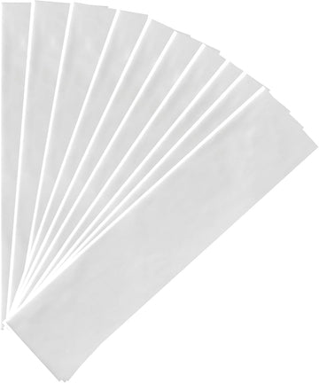 2x8 Matte White Handmade Look Ceramic Wall Tile - Wavy Surface Spanish Subway Tile Backsplash, Bathroom, and