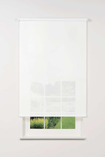 Cordless 5% Solar Screen Standard Roller Shade, White 48 1/2 W x 78 H (Arrives 1/4" Narrower)