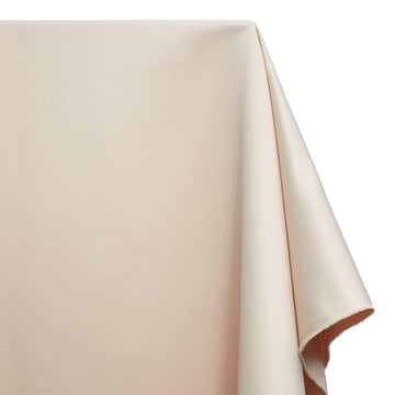 Peau De Soie Satin Fabric Matte 60 Inch 185 GSM Bridal Sewing Upholstery Polyester by The Yard - Champagne (1 Yard)
