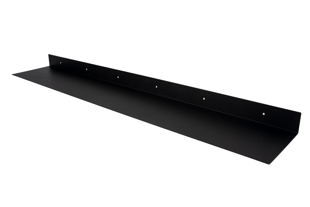 Metal Floating Shelves 36 inch Set of 2, Industrial Heavy Duty Modern Steel Wall Mounted Shelves Office Kitchen