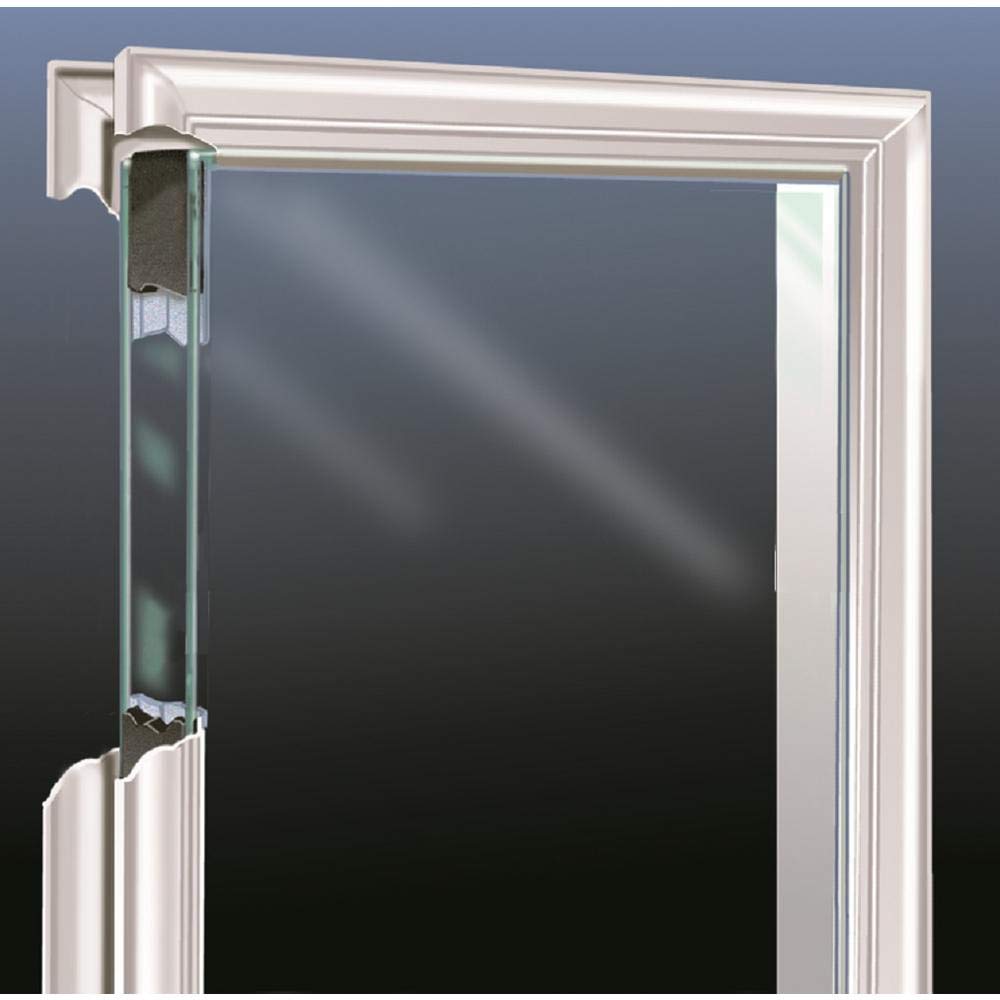 Fiberglass Smooth Primed, Right Hand in-Swing, Prehung Front Door, Full Lite, Clear Glass, 30" x 80"