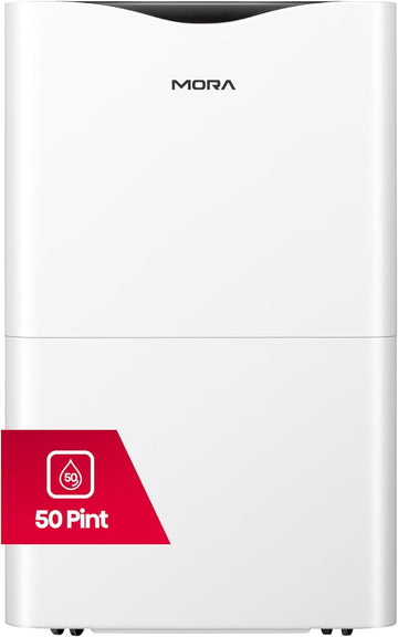 By 50 Pint Dehumidifier, for Space upto 4,500 Sq. Ft at Home, in Basements and Large Rooms, Energy Star