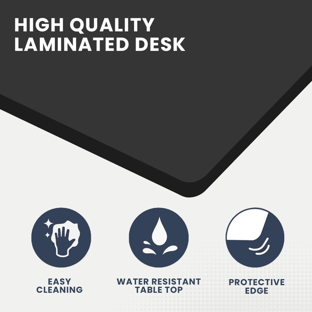 63 Inch L Shape Electric Motor Height Adjustable Standing Desk, Commercial Office Ergonomic Stand Up Desk, Adjustable