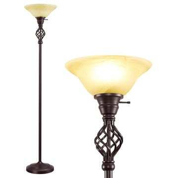 Torchiere Floor Lamp, LED Standing Reading Light