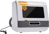 Portable Dishwasher,800W Countertop Stainless Steel Mini Dishwasher With 3 Washing Programs