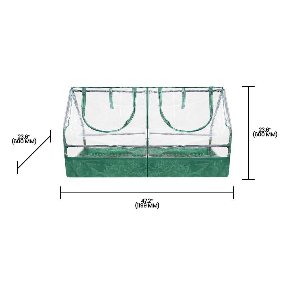 Garden Raised Bed and Cold Frame Greenhouse Cloche - 10 Pack