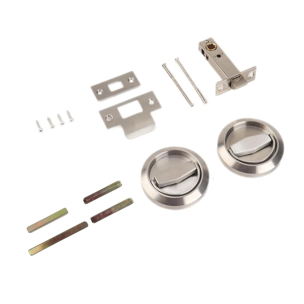304 Stainless Steel Round Hidden Recessed Cup Door Knob, Doorknobs, Flush Door Knobs, Flat Door Knob, Flat Passage