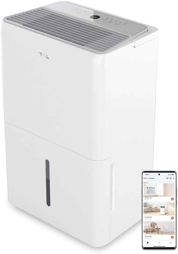 4,500 Sq. Ft. Smart Dehumidifier, Energy Star Most Efficient 2024, 50 Pints Per Day, Ideal for Basements, Rooms