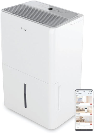 4,500 Sq. Ft. Smart Dehumidifier, Energy Star Most Efficient 2024, 50 Pints Per Day, Ideal for Basements, Rooms
