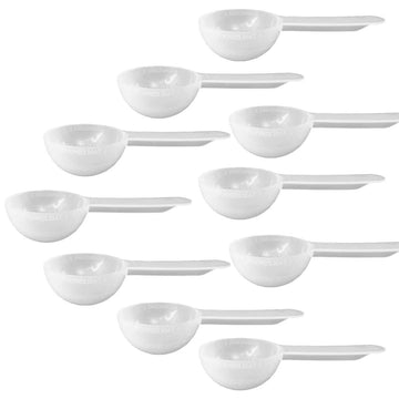 1 Tablespoon Measure Spoon Short Handle Scoops for Canisters by . Made in USA. Dual Use Powder Measure for 1 Teaspoon