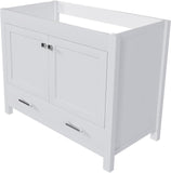42" Bathroom Vanity Without Top Sink,Freestanding Cabinet Base with Soft-Close Door and Drawer