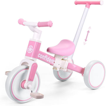 Tricycle for Toddlers 1-3 Year Olds, 5 in 1 Toddler Balance Bike