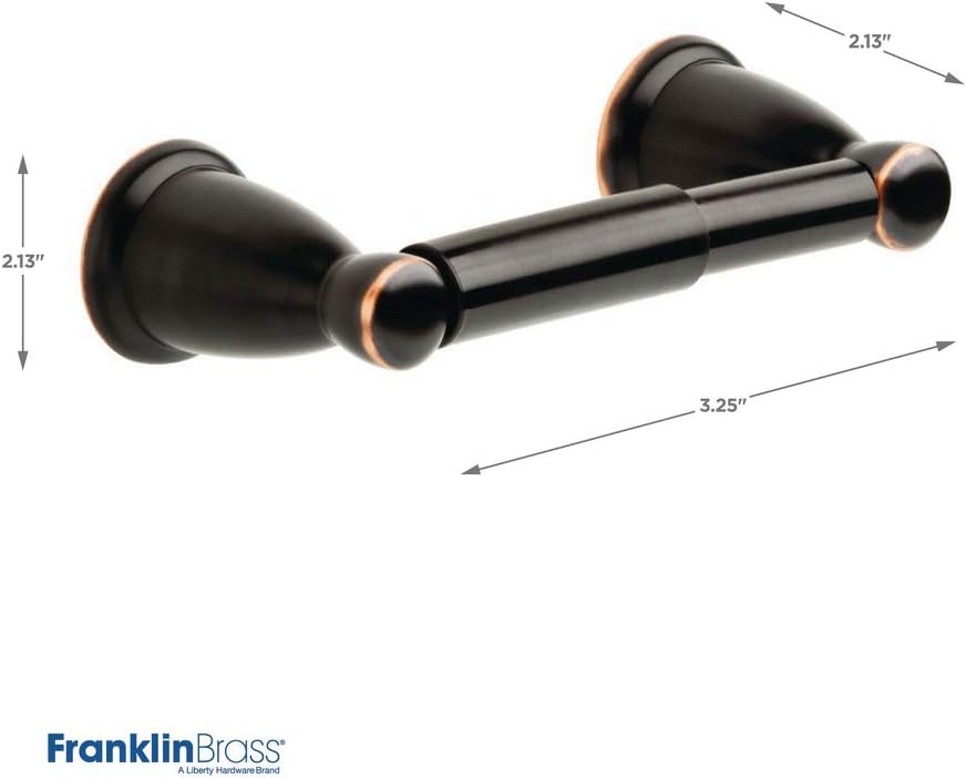 3-Piece Oil Rubbed Bronze Bathroom Set Towel Rack, Ring, Toilet Paper Holder| Kinla Bath Accessories