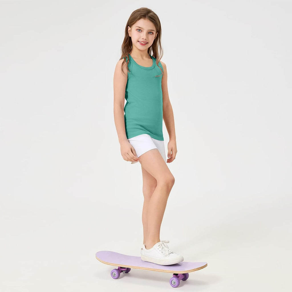 Pack Cotton Girls Tank Tops Kids Sleeveless Top Girl Undershirts