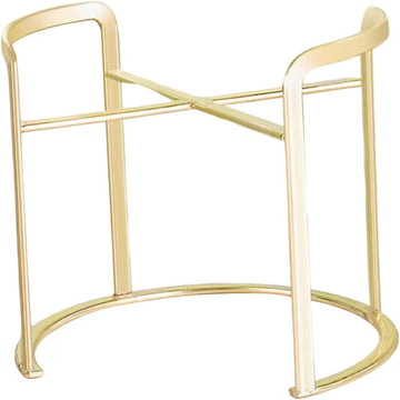 Beverage Dispenser Holder Pitcher Base 20cm Support Storage Rack Glass Jar Stand Cold Water Jug Stand Bar Party, Gold