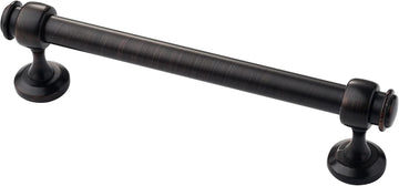 10 Pack Oil Rubbed Bronze Cabinet Pulls, 5 Inch(128mm) Hole Centers Cabinet Handles Kitchen Hardware Straight Bar for